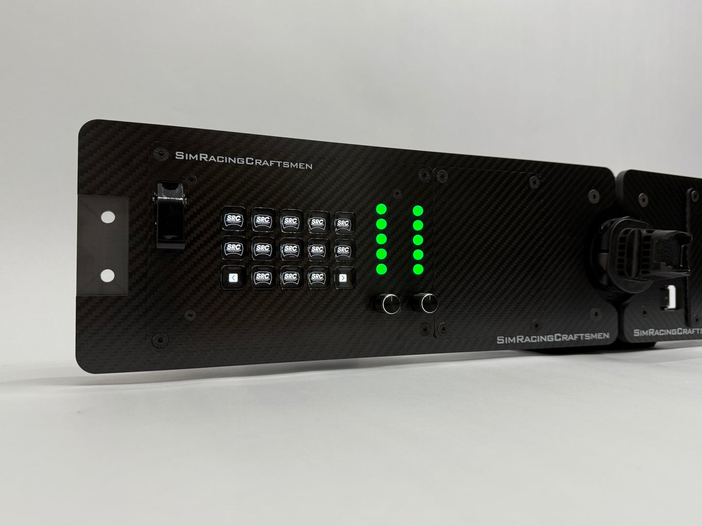 stream pro in modurig setup with all green lights on gray background