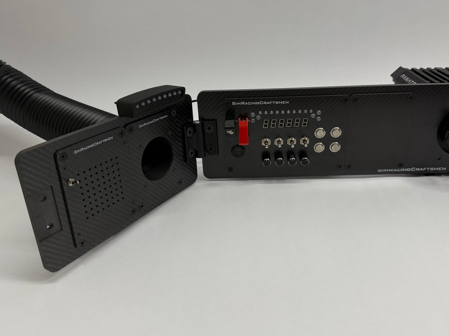 air module set in modurig setup on the left side on gray background