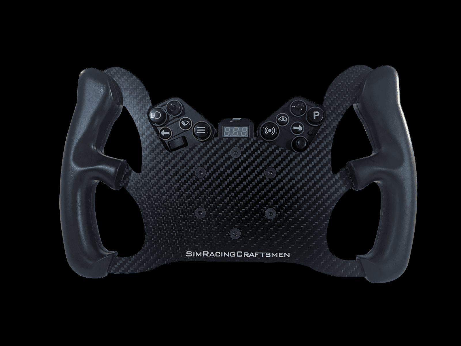 Simracing Wheel with Button Plate Rallye, GT for Fanatec Simracing Wheel with Button Plate Rallye, GT for Fanatec