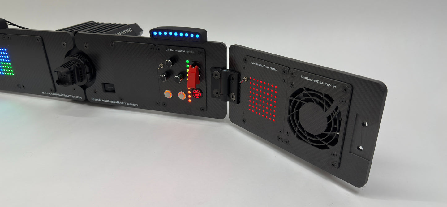 right side of prebuilt setup turned on with sim brows and wind sim added