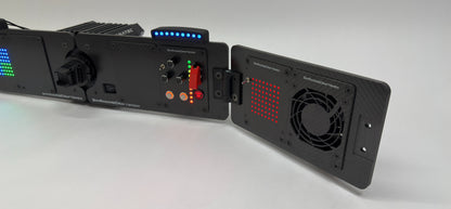 right side of prebuilt setup turned on with sim brows and wind sim added