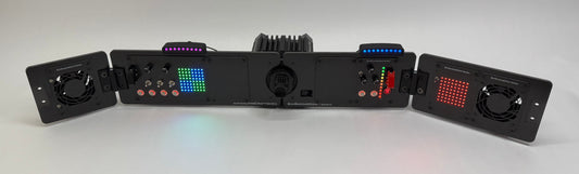 Full picture of Advanced prebuilt simracing setup turned on