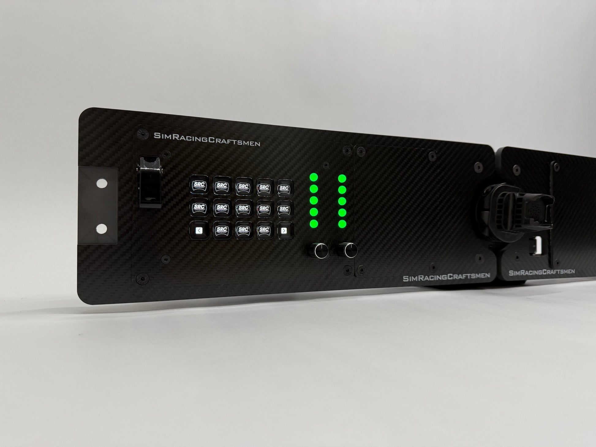 left side of prebuilt sim racing setup base config