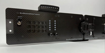 Left side of setup turned off with sim brows installed