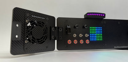 left side of prebuilt setup turned on with sim brows and wind sim