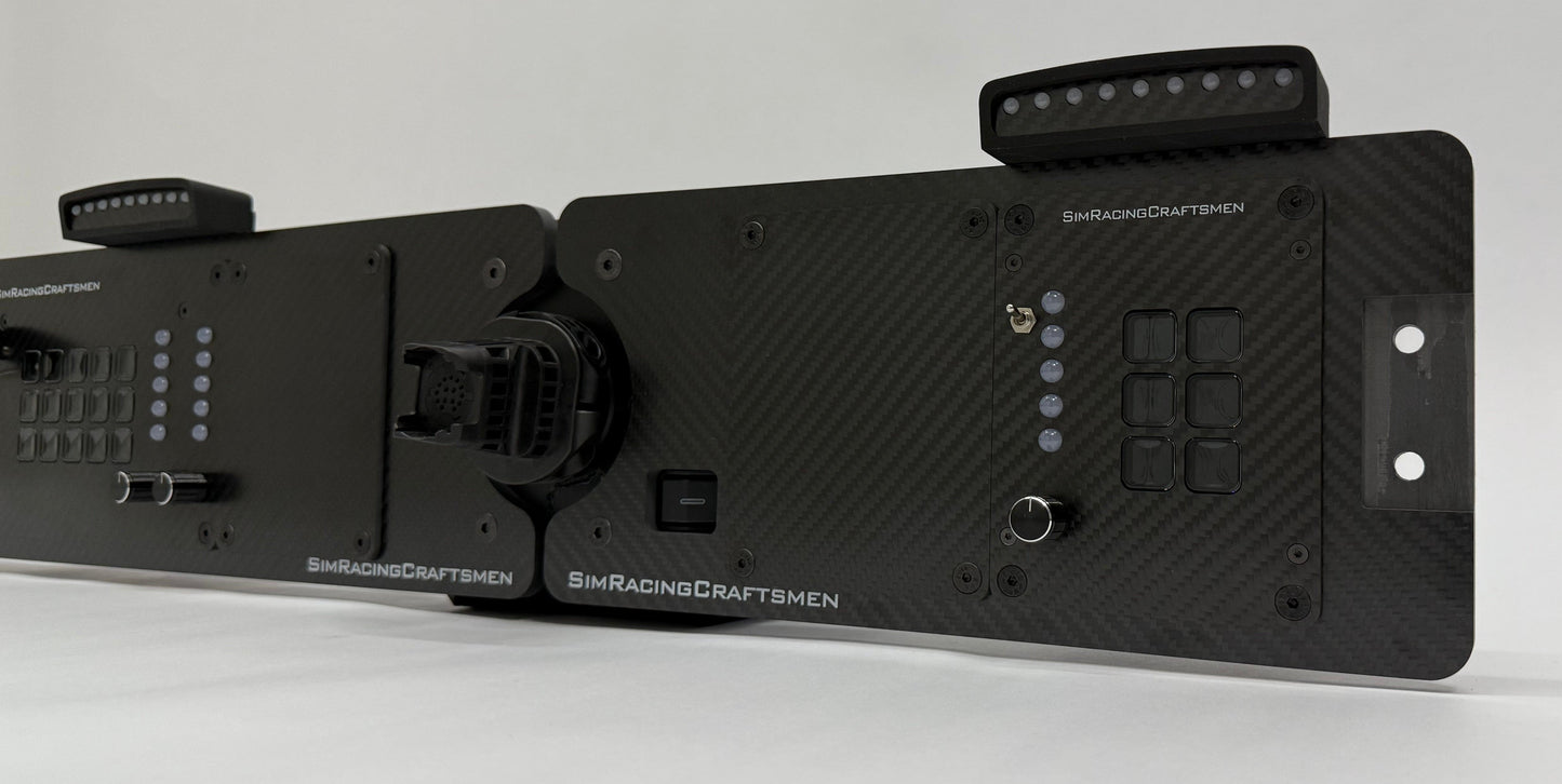 right side of setup turned off with sim brows installed