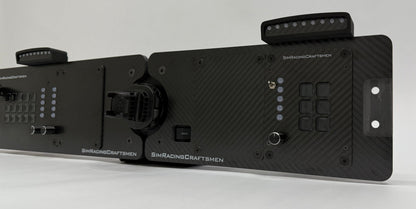 right side of setup turned off with sim brows installed