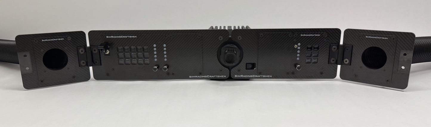 full view of streamline setup with wind sim tubes installed