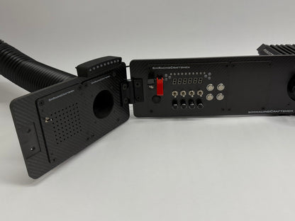 air module set in modurig setup on the left side on gray background