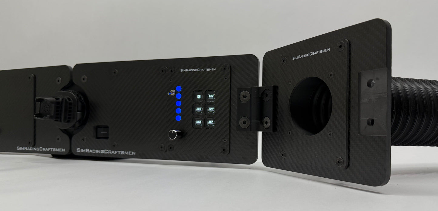 right side of streamline setup with wind tube installed