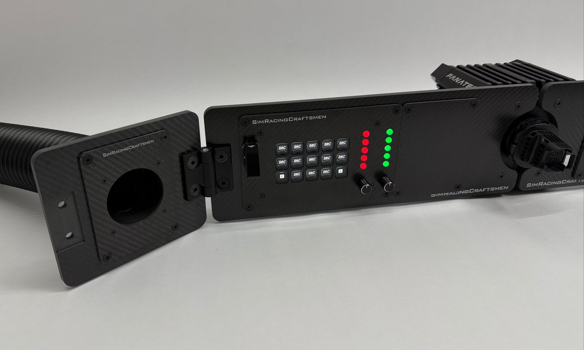 left side of streamline setup with wind tube installed