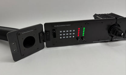 left side of streamline setup with wind tube installed