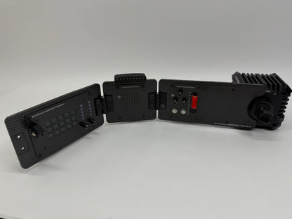 left side of prebuilt sim setup with sim brows installed