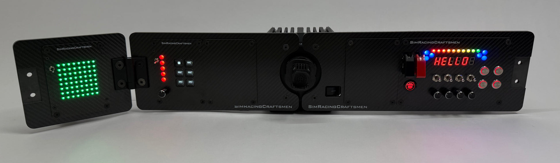 pro prebuilt sim racing setup base configuration turned on