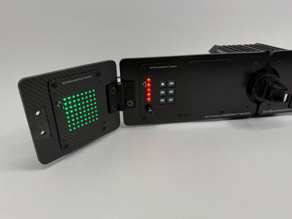 left side of base setup turned on