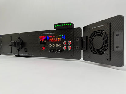 right side of prebuilt setup with wind sim and sim brows installed and setup turned on