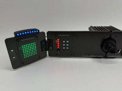 flag module showing green flag while inserted in a modurig setup