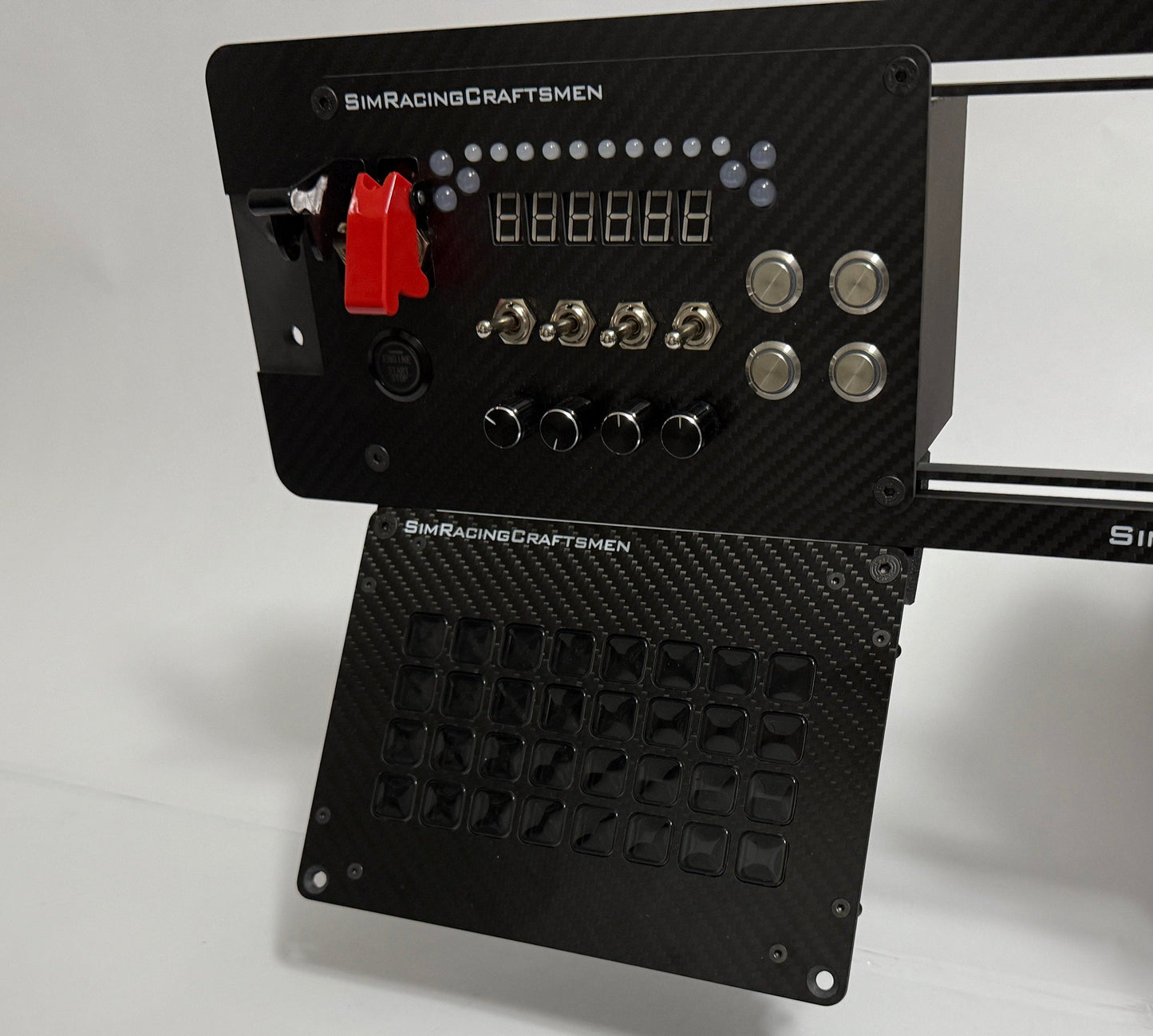 Stream deck XL Plate below base bracket at an angle