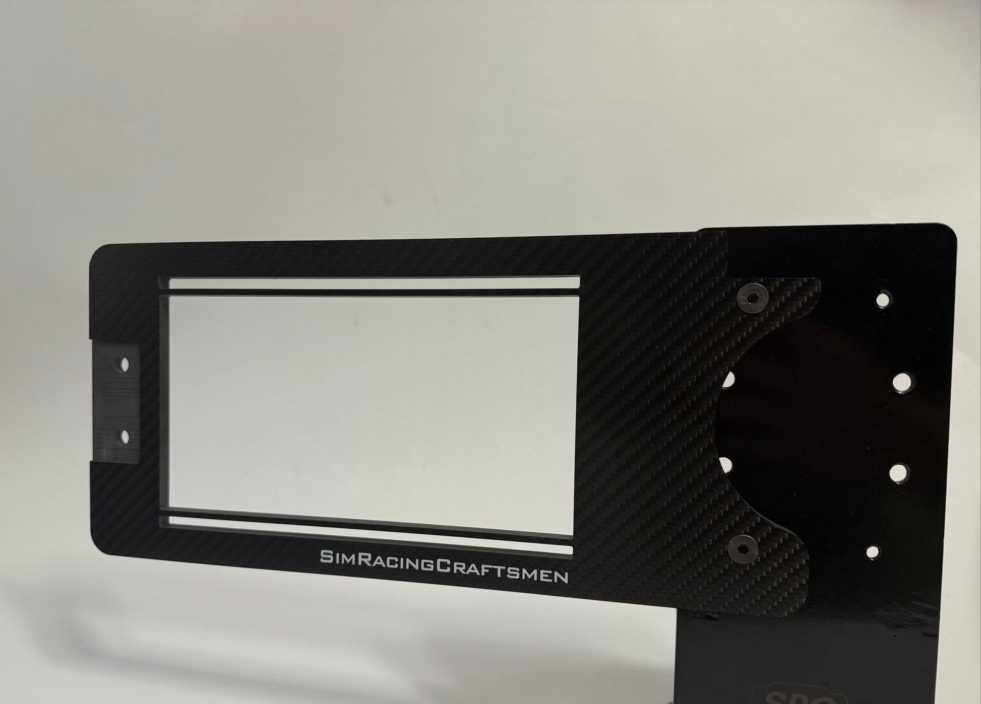 base bracket left mounted on desk mount