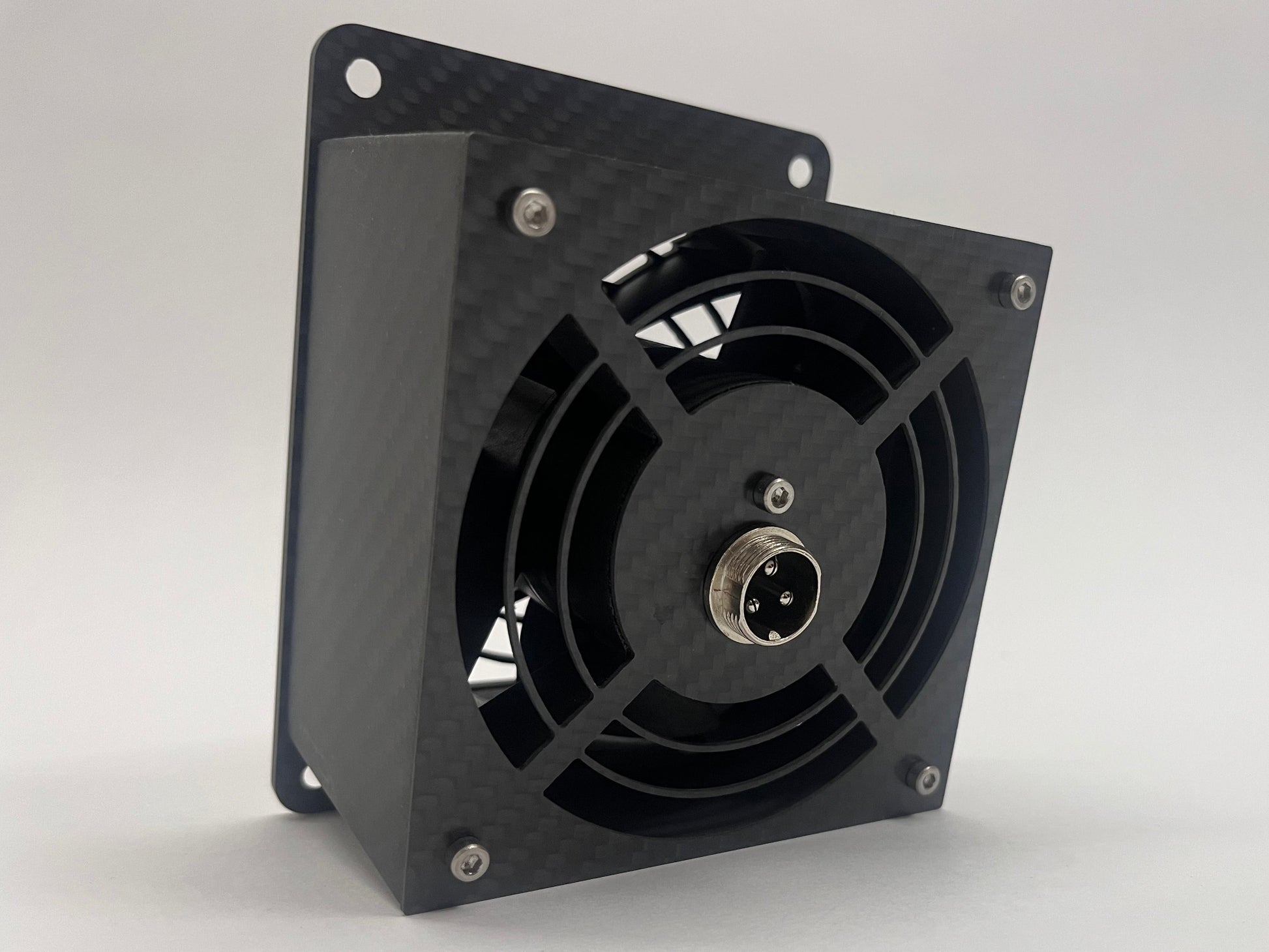 rear of Carbon Fiber wind sim on white background