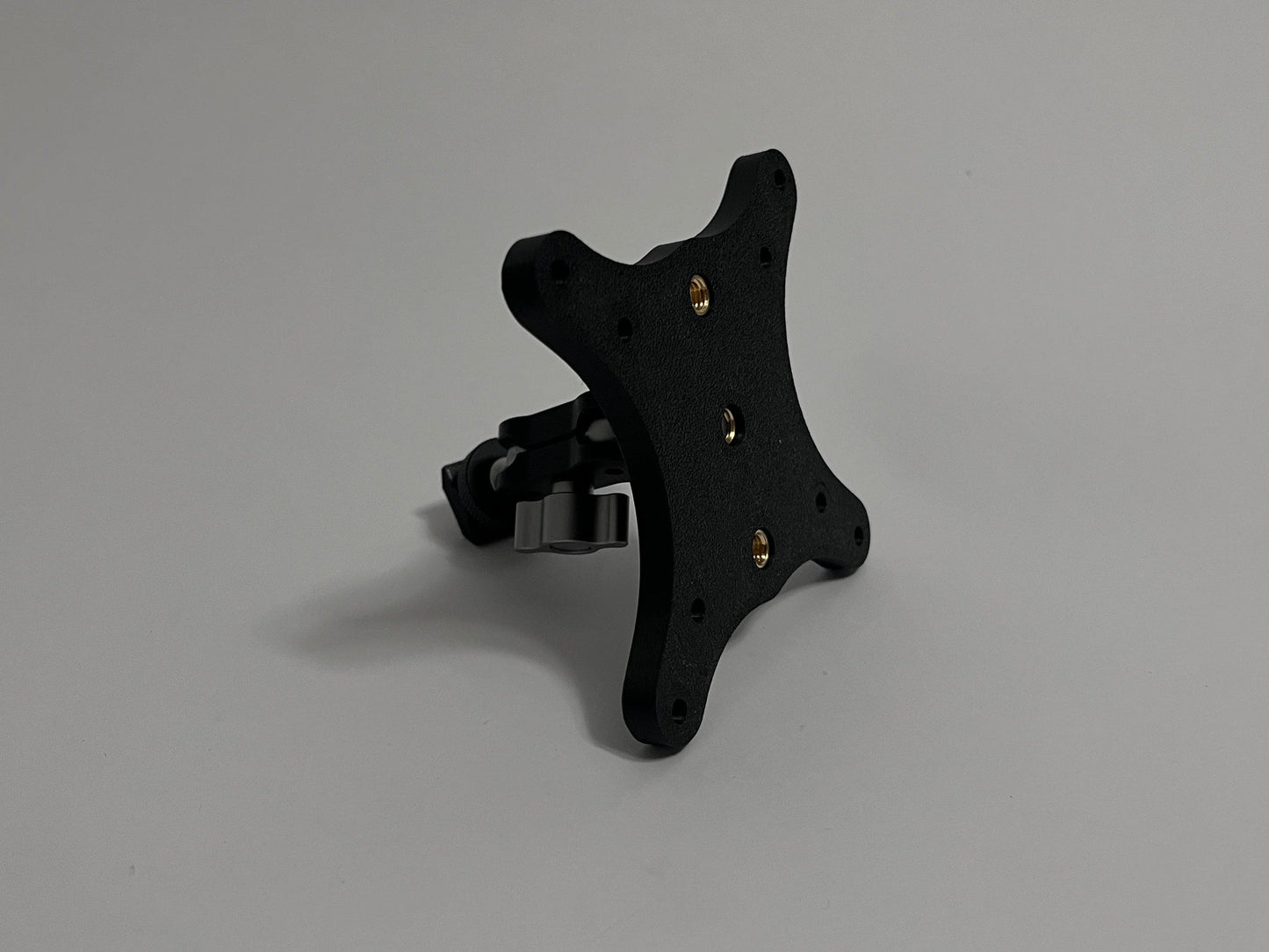 mounting arm with Vesa 50 75 adapter on it