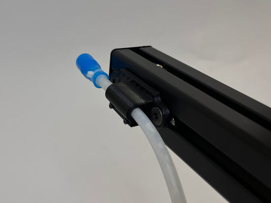 MagMount On 4040 profile with drinkbox tube snapped onto it