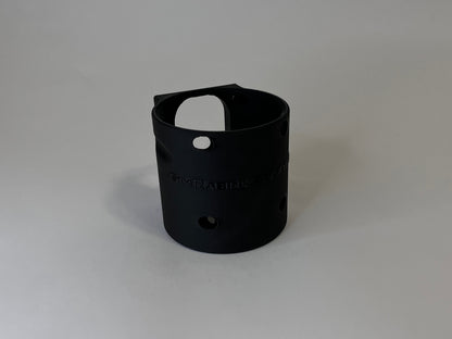 Front of black CanDock on white background with brandname