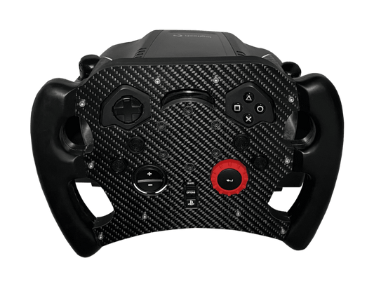 Sim Racing Wheel Mod Logitech with real carbon fiber and rubber handles