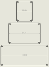 Load image into Gallery viewer, 2d drawing cover plates with sizes
