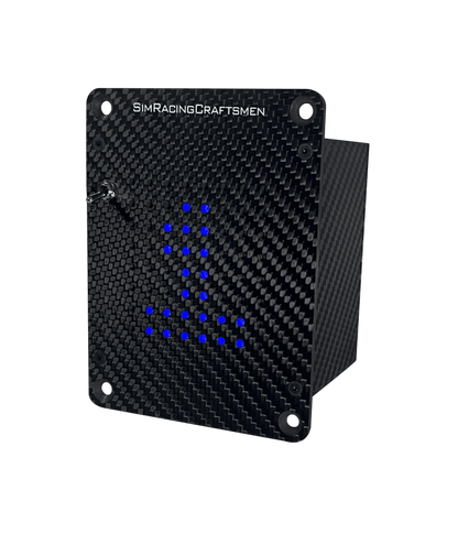 Customizable Sim Racing Button Box with Interactive LED Display