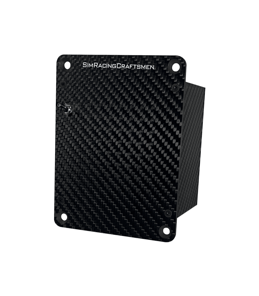 Sim Racing Dashboard Button Box with Bright 8x8 LED Matrix Panel